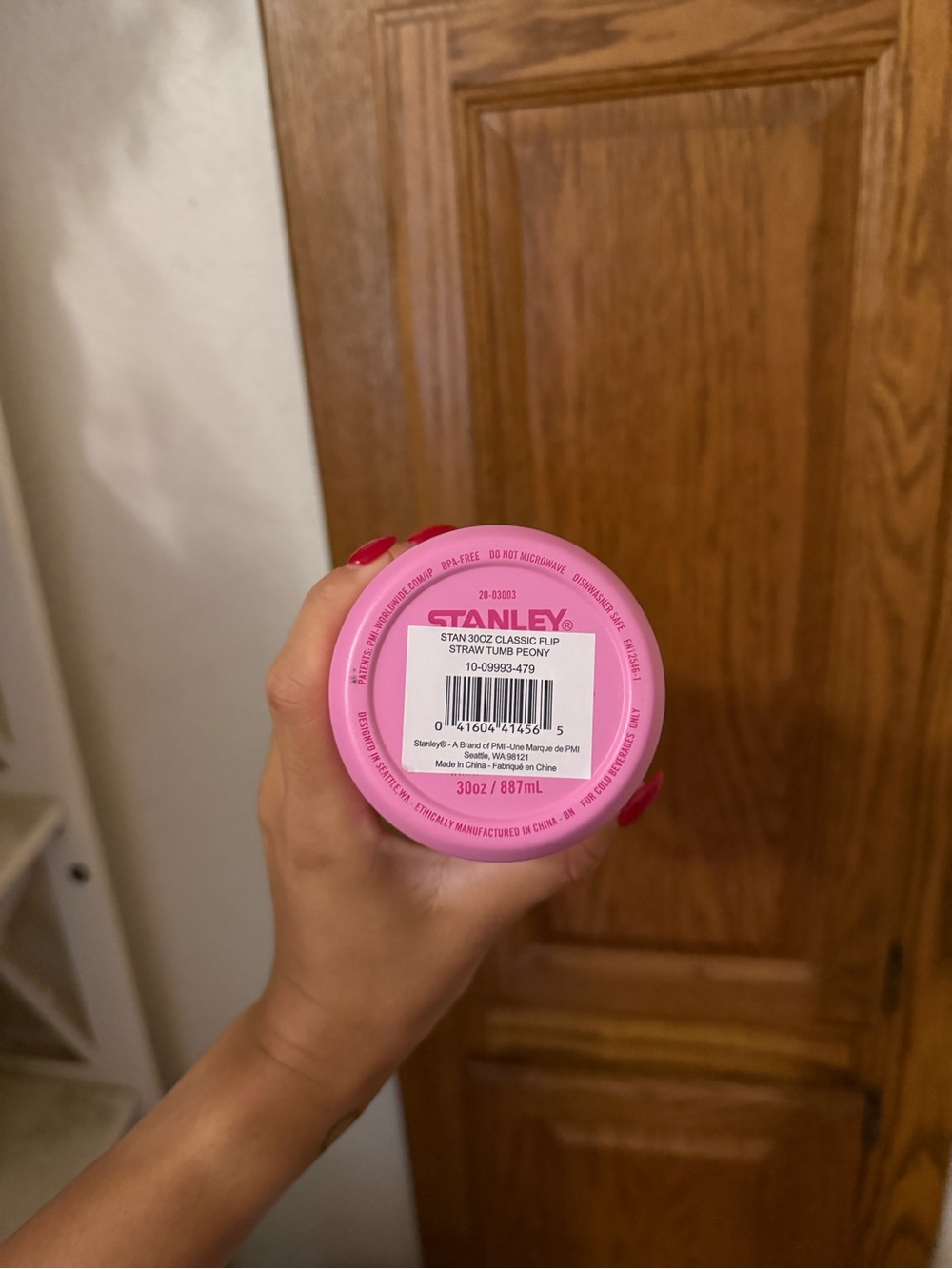 Stanley Pink Flip Straw Tumbler - Picture 4 of 4